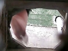 6 movies - Beach-attired gals recorded taking a leak in a seaside bathroom Part 3