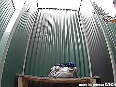 15 movies - Czech Brunette Unventilated Cam in Public Pool
