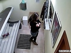15 movies - Hidden Cam Young Girl is Emotive say no to Pussy in Solarium