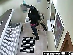 15 movies - Solarium Hidden Cam Compilation