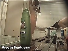 12 movies - Sexy freshie with fine crowd washes her sexy curves Part 2