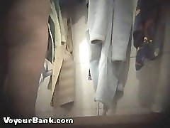 12 movies - Voyeur scrutinizes bare buns in girls' locker room Part 2